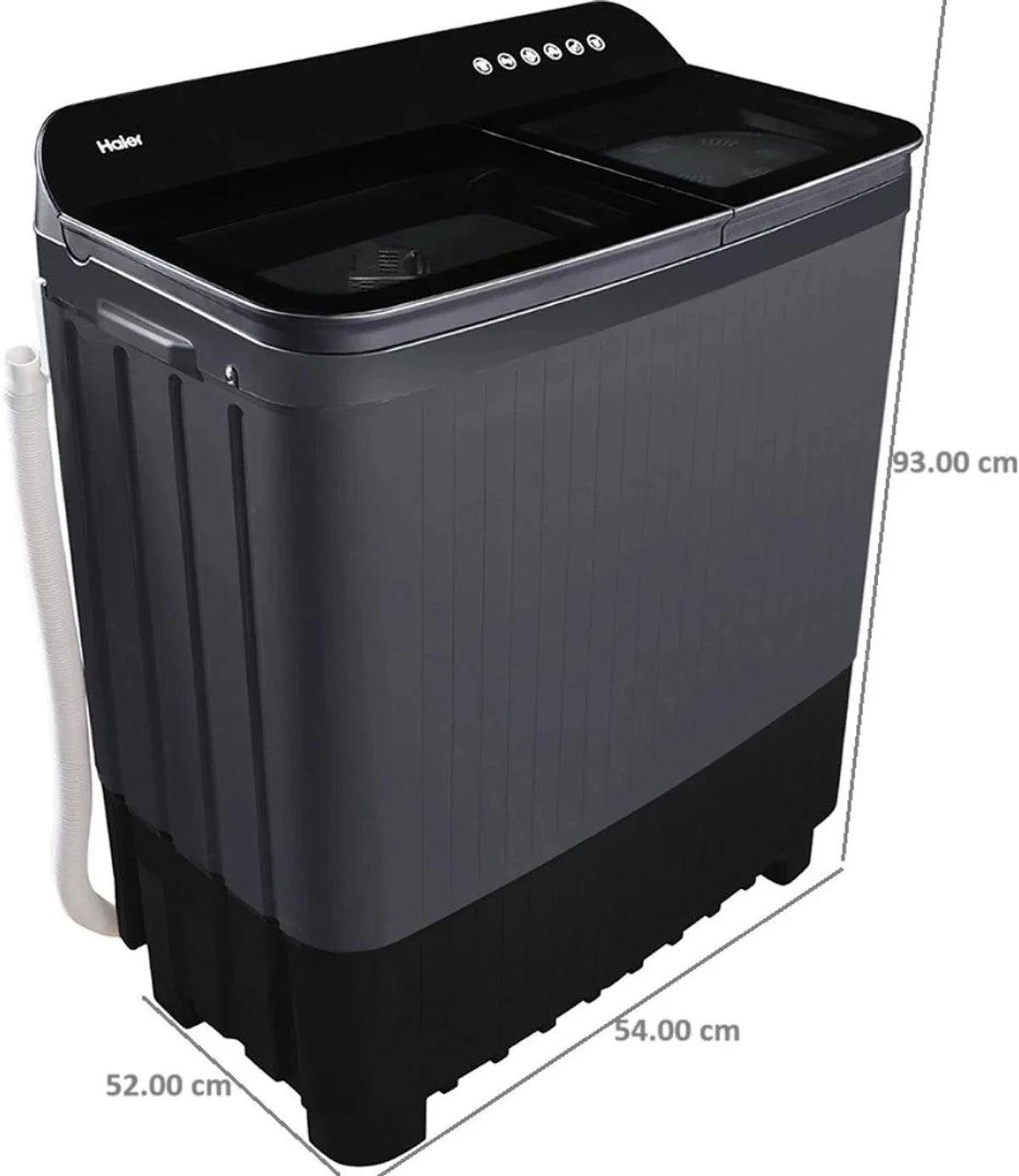 HAIER:WASHING MACHINE:HTW85-186BBK:NOIDA 8.5 KG BLACK