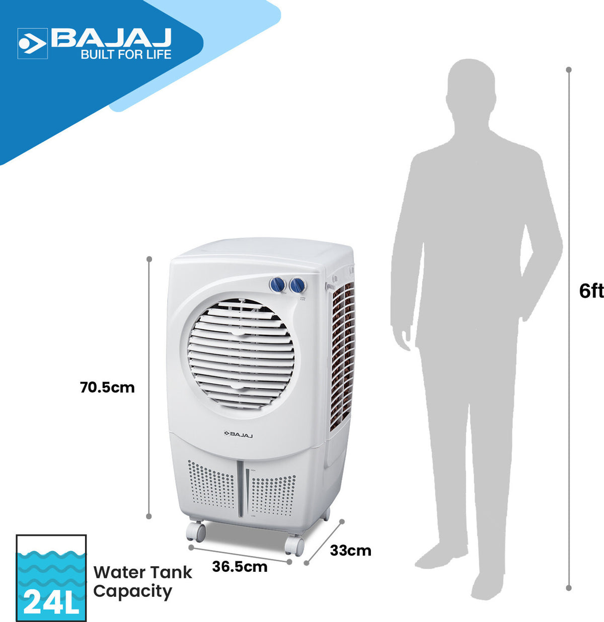 BAJAJ:AIR COOLER:PMH25 DLX