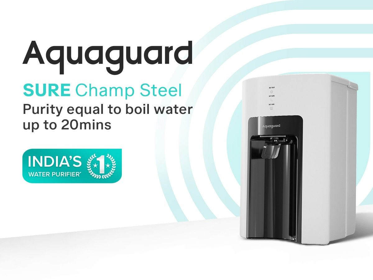 EUREKA FORBES:WATER PURIFIER:SURE CHAMP UV E-BOIL 1X
