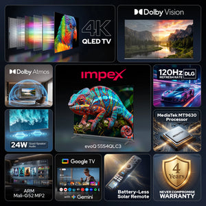 IMPEX:LED TV:QLED TV EVOQ 55S4QLC3 139 CM (55 INCH)