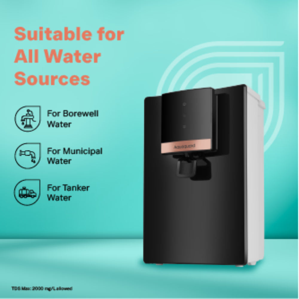 EUREKA FORBES:WATER PURIFIER:AQUAGUARD ENRICH NEO RO+UV+2X+2ALK B