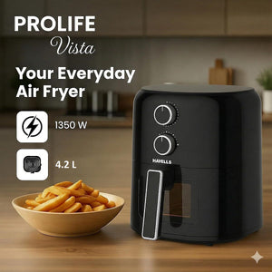 HAVELLS:AIR FRYER:PROLIFE VISTA 4.2L 1350W
