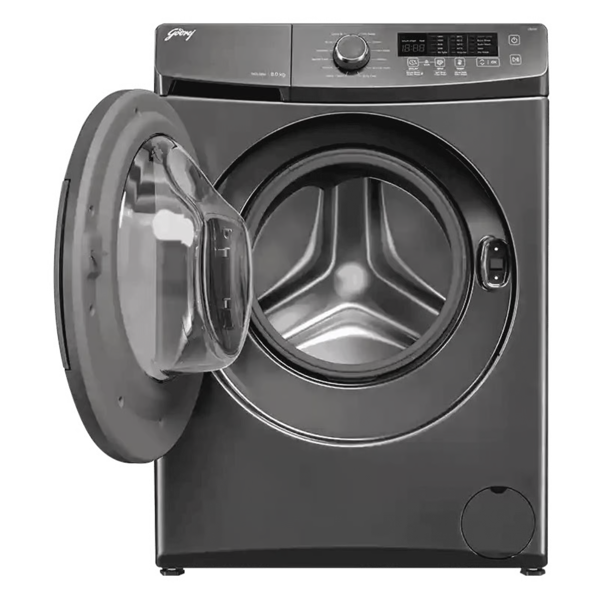 GODREJ:WASHING MACHINE:WFEON CRS 8012 5.0 FKEDM MTBK 8.0 KG BLACK