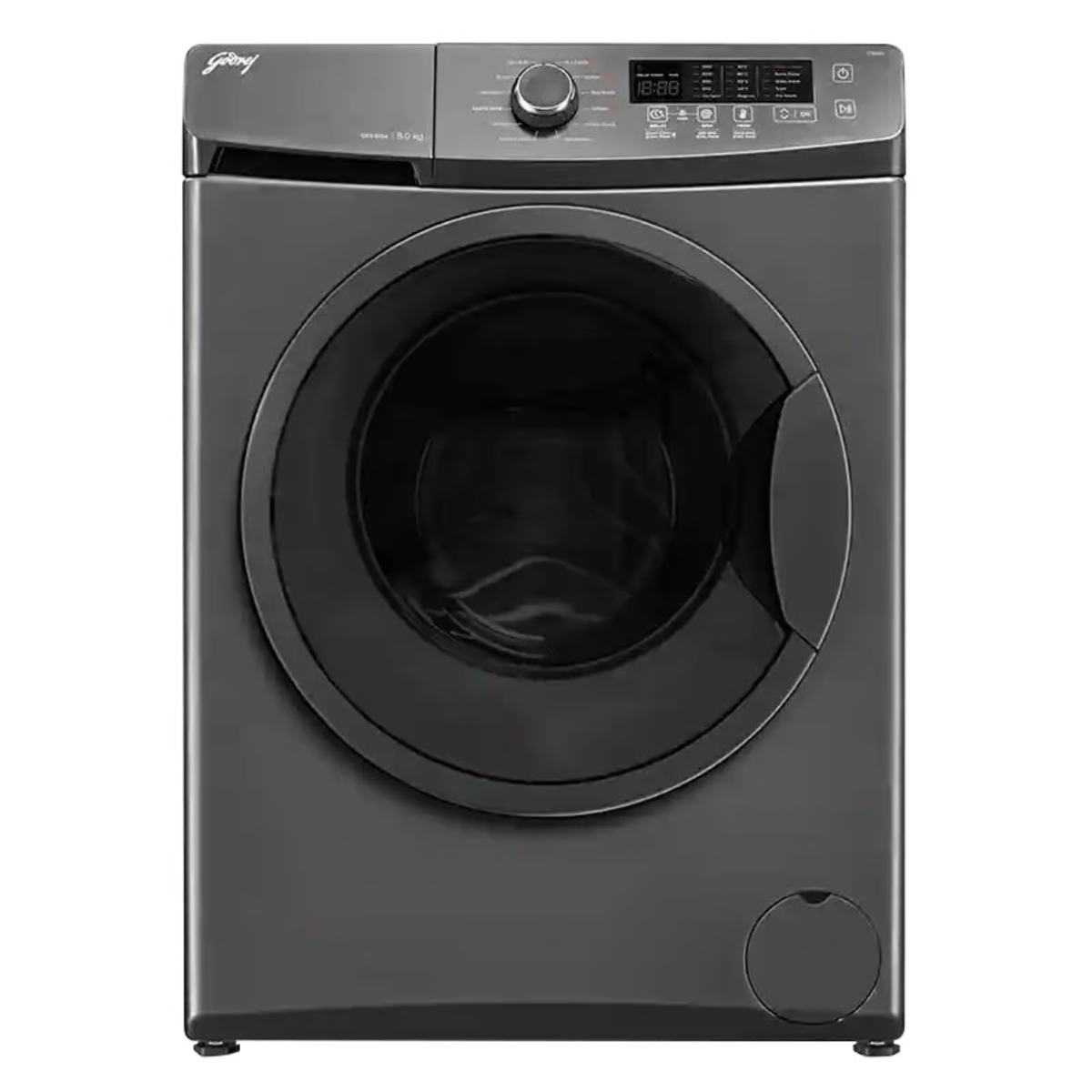 GODREJ:WASHING MACHINE:WFEON CRS 8012 5.0 FKEDM MTBK 8.0 KG BLACK