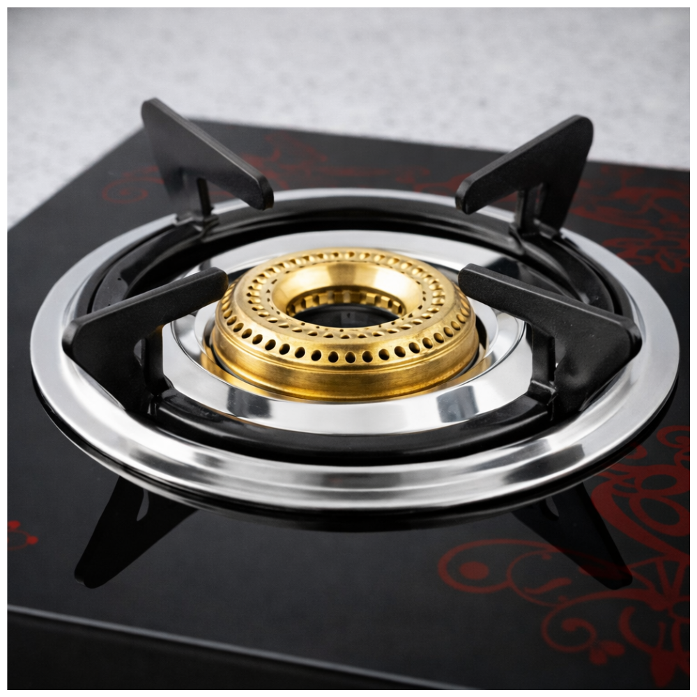 GREENCHEF:GAS STOVE:BLISS 2B GLASS TOP