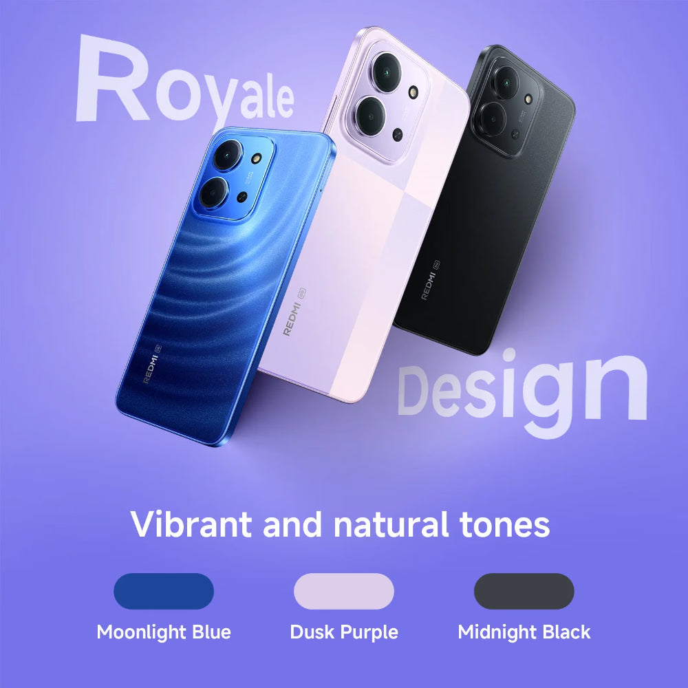XIAOMI:SMART PHONES:REDMI 15C 6/128GB 5G MOONLIGHT BLUE (NEW)