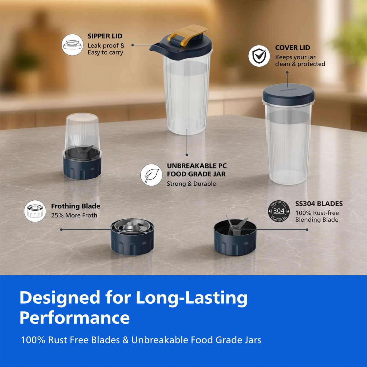 PHILIPS:BLENDER:HR 2613-MINI BLENDER