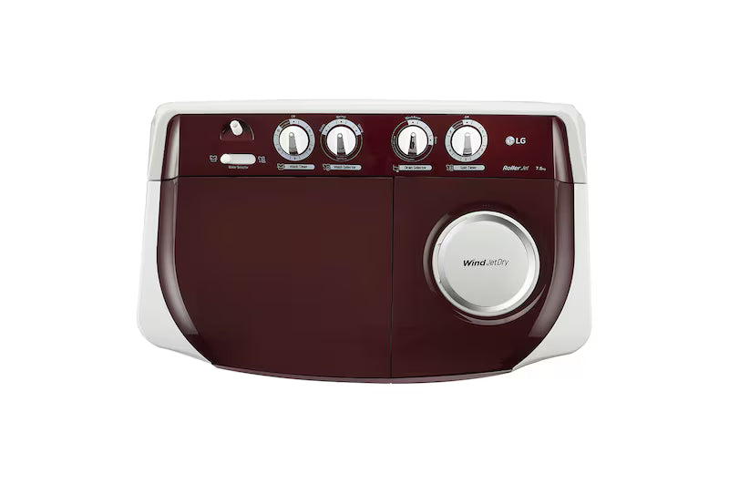 LG:WASHING MACHINE:P7510RRAZ.ABGQEIL 7.5 KG Burgundy