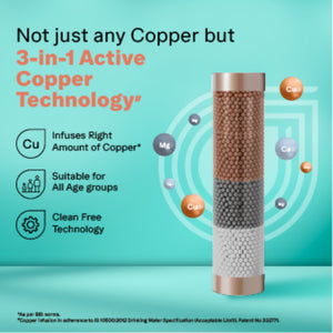 EUREKA FORBES:WATER PURIFIER:AQUAGUARD ENRICH NEO RO+UV+2X+2ALK B