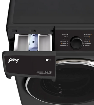 GODREJ:WASHING MACHINE:WFEON RGL 8014 5.0 IDCRM MTBK 8.0 KG BLACK