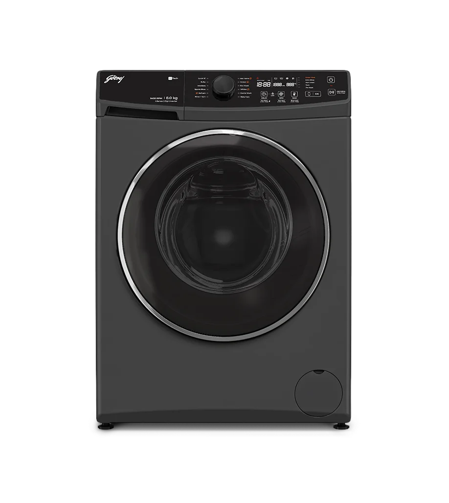 GODREJ:WASHING MACHINE:WFEON RGL 8014 5.0 IDCRM MTBK 8.0 KG BLACK