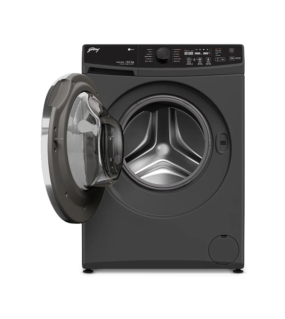 GODREJ:WASHING MACHINE:WFEON RGL 8014 5.0 IDCRM MTBK 8.0 KG BLACK