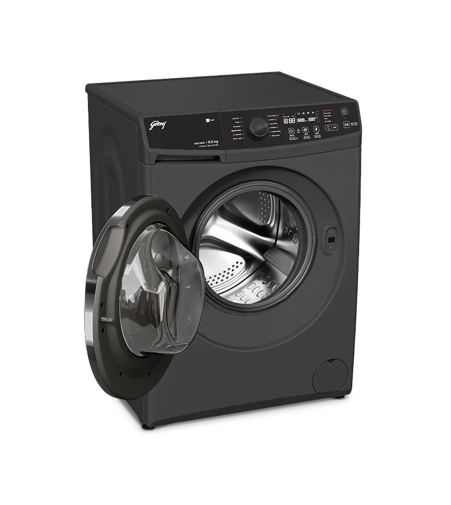 GODREJ:WASHING MACHINE:WFEON RGL 8014 5.0 IDCRM MTBK 8.0 KG BLACK