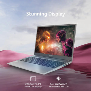 ACER:LAPTOPS: ASPIRE LITE UN.34ESI.02X CORE 3 100U | 8GB | 256GB SSD | 15" FHD IPS | WIN 11 | STEEL GRAY