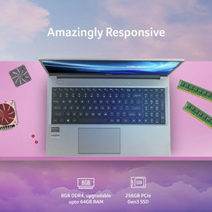 ACER:LAPTOPS: ASPIRE LITE UN.34ESI.02X CORE 3 100U | 8GB | 256GB SSD | 15" FHD IPS | WIN 11 | STEEL GRAY