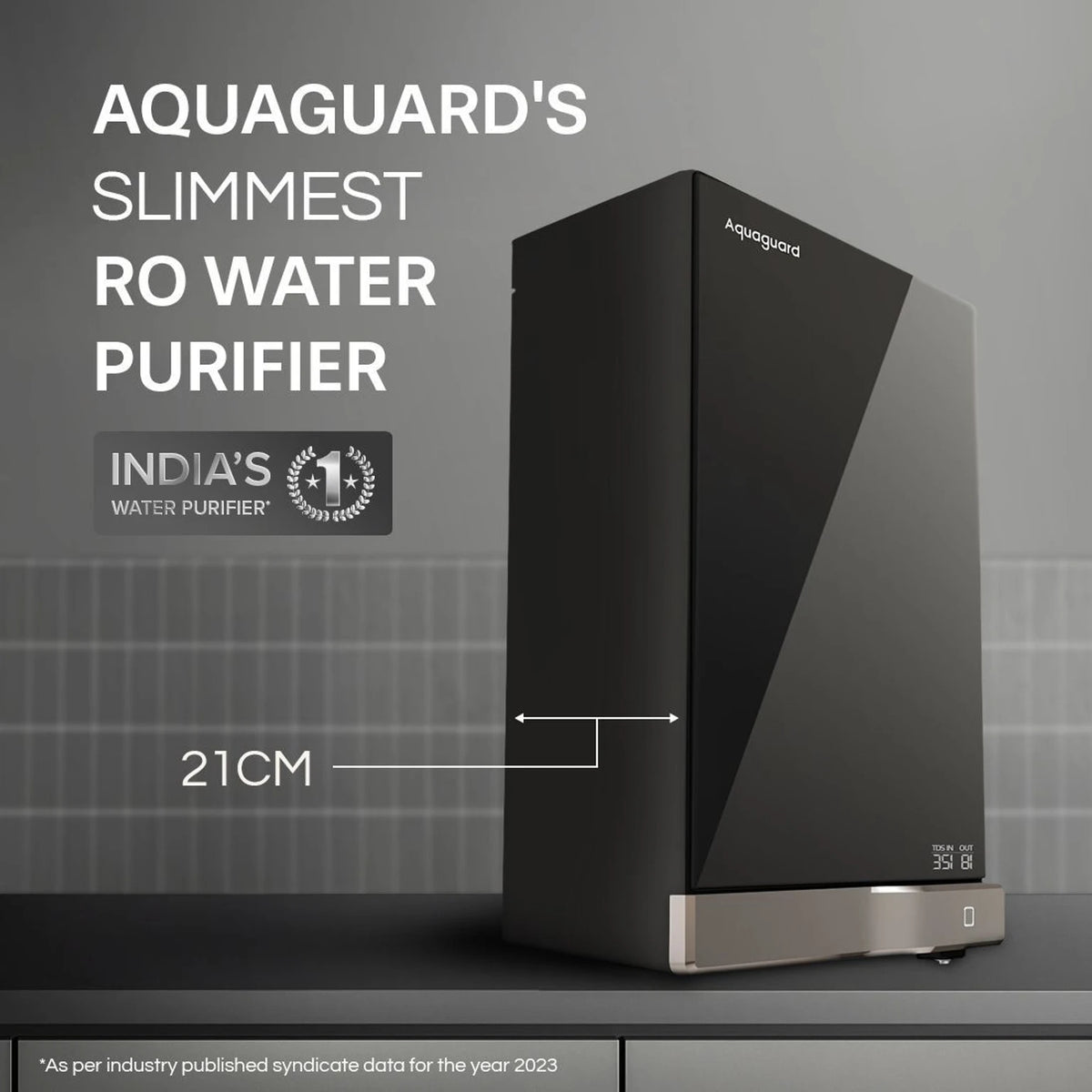 EUREKA FORBES:WATER PURIFIER:SLIM GLASS UV STORAGE