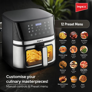 IMPEX:AIR FRYER:SMART FRY DS65 BLACK
