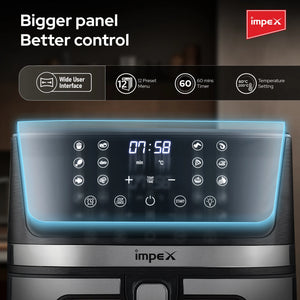 IMPEX:AIR FRYER:SMART FRY DS65 BLACK