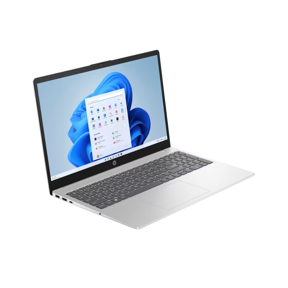 HP:LAPTOPS: 15-FD0883TU CORE 3 100U | 8GB | 512GB SSD | 15.6" FHD | WIN 11 | MSO | NATURAL SILVER