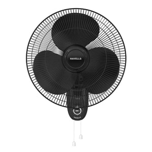 HAVELLS:WALL FAN:400MM SWING BLACK