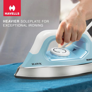 HAVELLS:IRON BOX:DRY IRO HAWK BLUE 1100 W