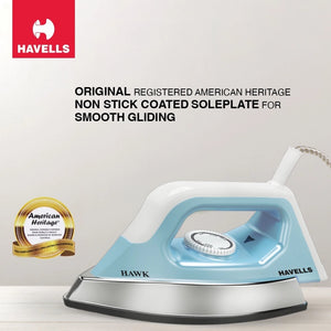HAVELLS:IRON BOX:DRY IRO HAWK BLUE 1100 W
