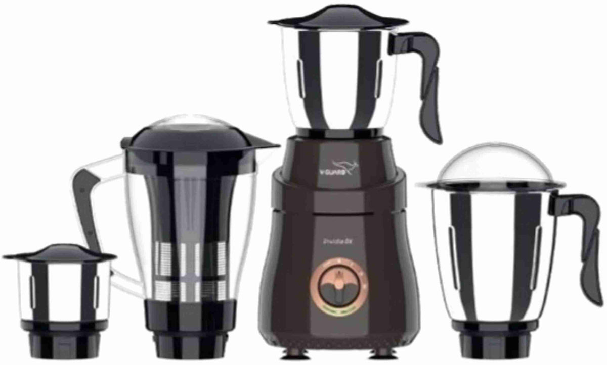V GUARD:MIXER GRINDER:INVIDIA DX 4J CHOCO ROSE GOLD