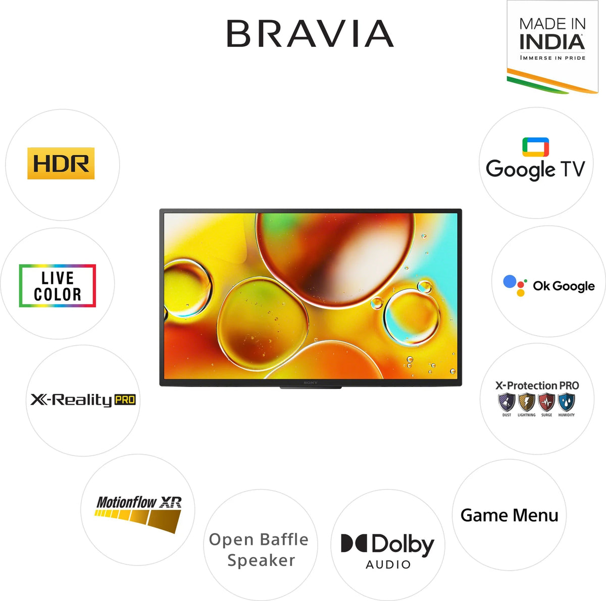 SONY:LED TV:KD-32W835 80 CM (32 INCH) SMART LED