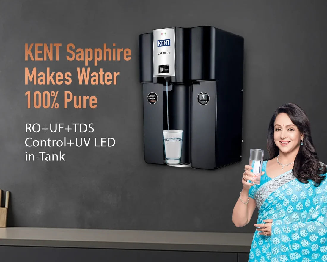 KENT:WATER PURIFIER:SAPHIRE BLACK