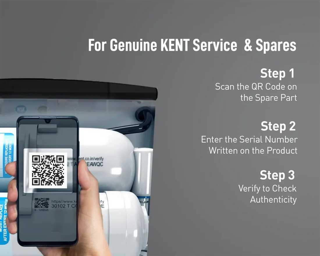 KENT:WATER PURIFIER:SAPHIRE BLACK