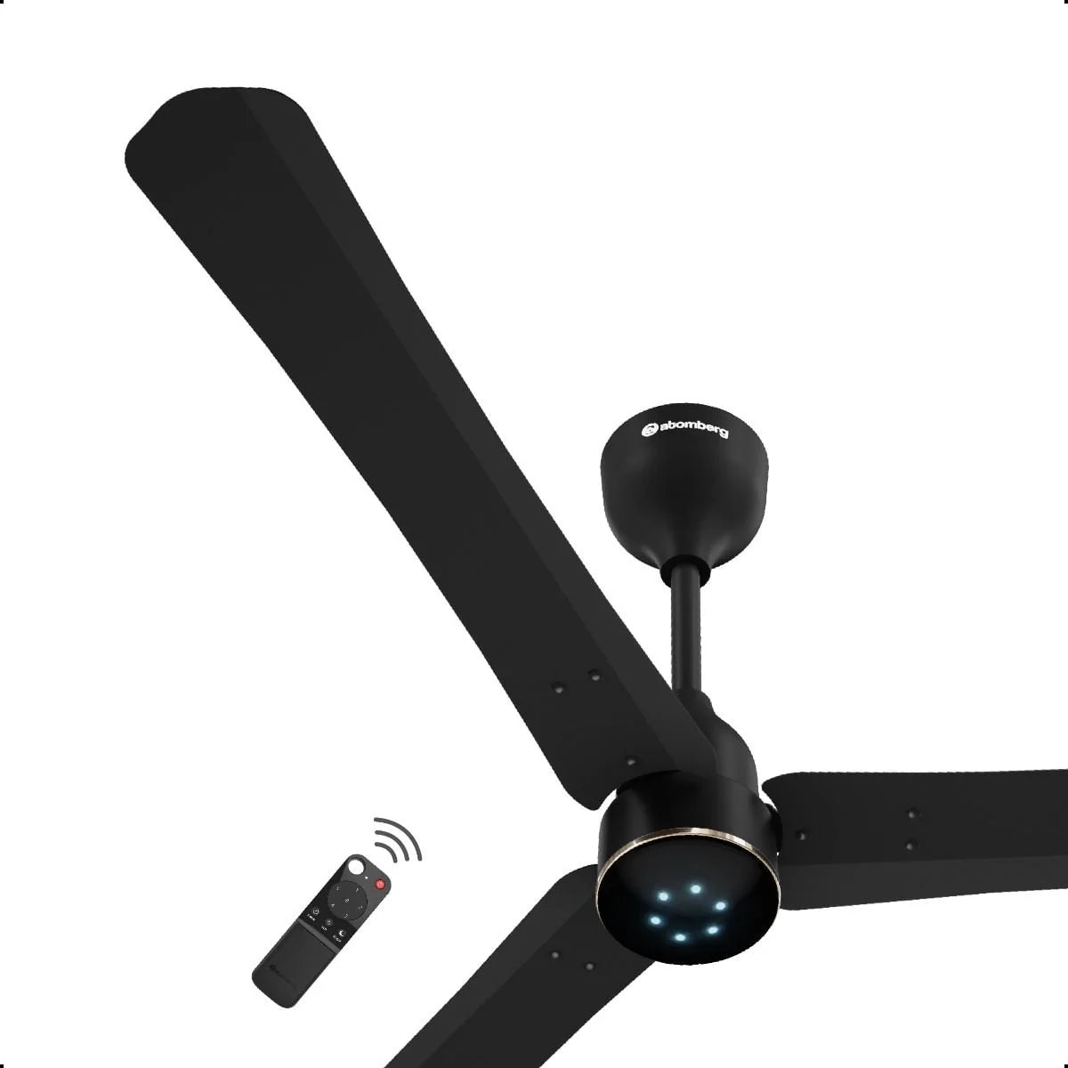 ATOMBERG:CEILING FAN:RENESA HALO SMART 1200MM WITH REMOTE CONTROL | MIDNIGHT BLACK