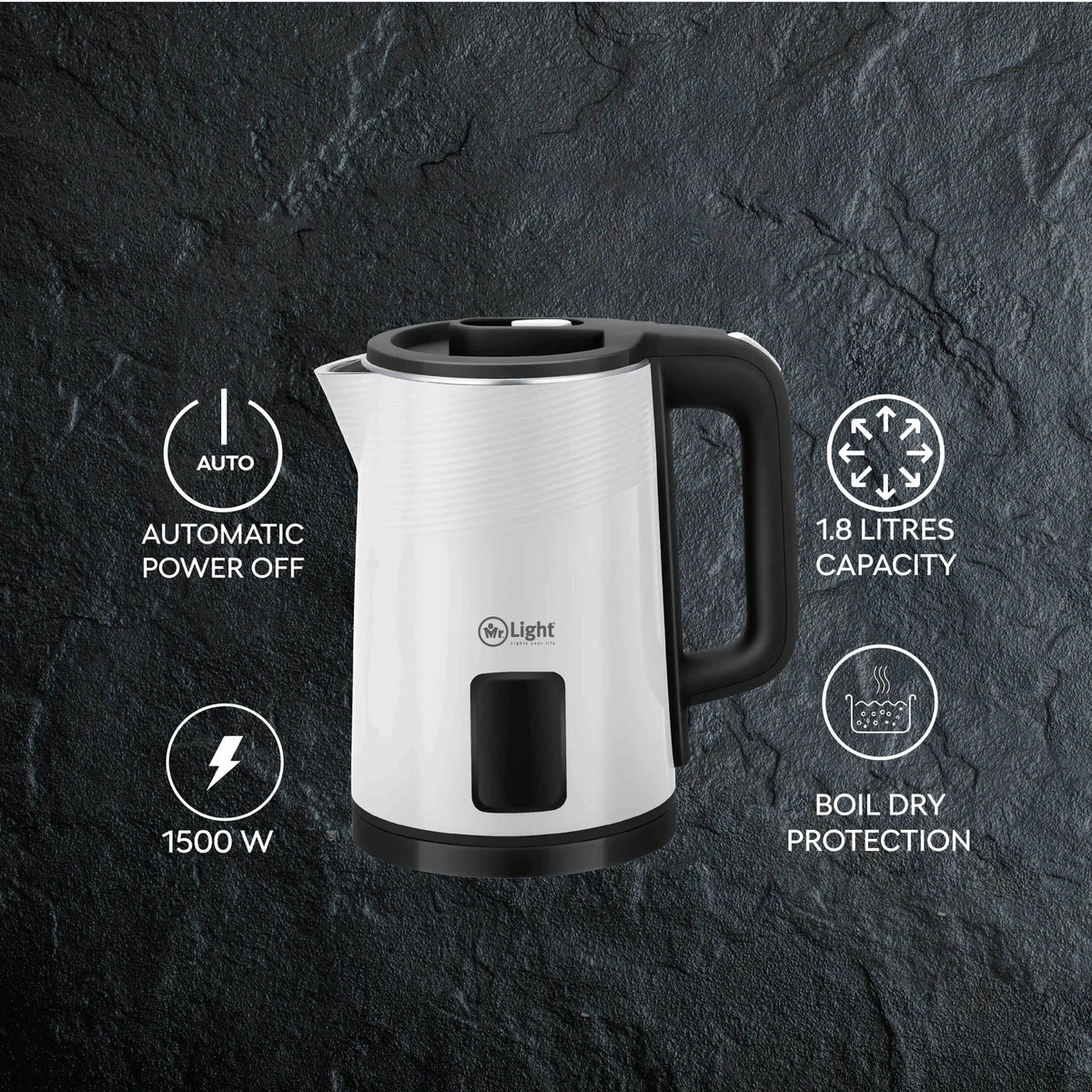 MR.LIGHT:ELECTRIC KETTLE:MR 2614