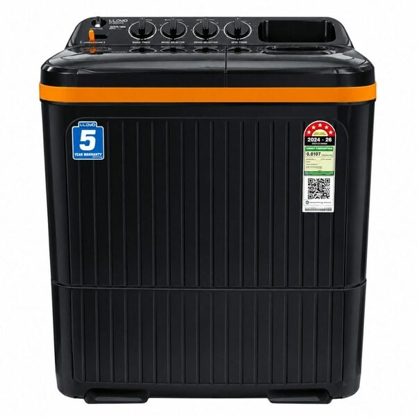 LLOYD:WASHING MACHINE:GLWS705AODBK 7 KG DARK BLACK