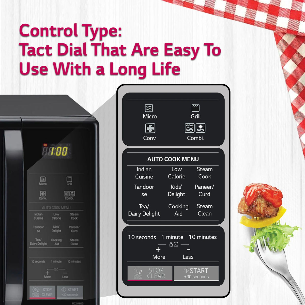 LG:MICROWAVE OVEN:MC2146 BG