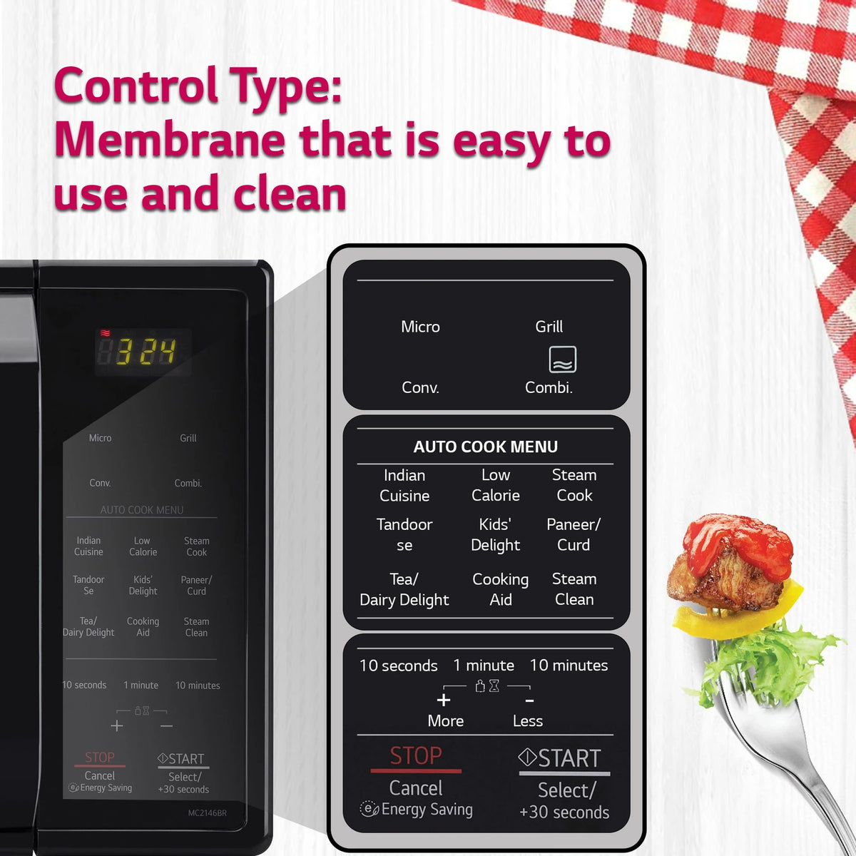 LG:MICROWAVE OVEN:MC2146BR.DBKQILN