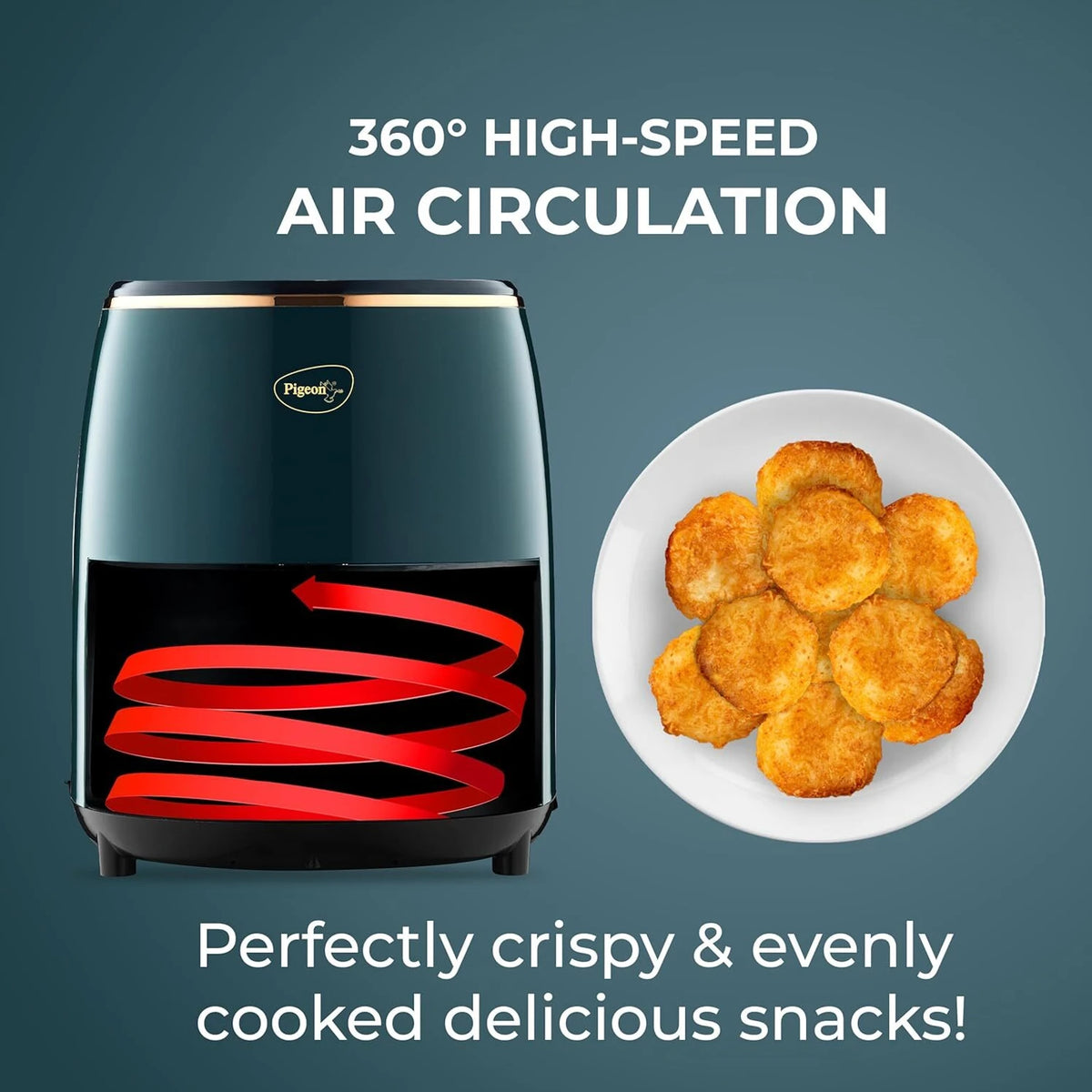 PIGEON:AIR FRYER:HEALTHIFRY+ DIGITAL AIR FRYER - GT EX.