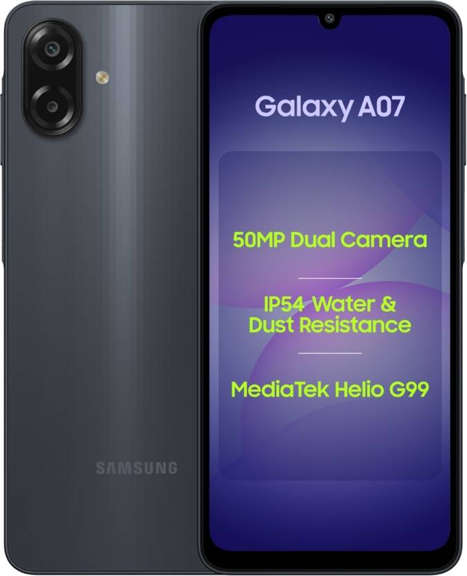 Samsung A07 Lte (Black Sm-A075Fzkd, 64 GB) (4 GB RAM)