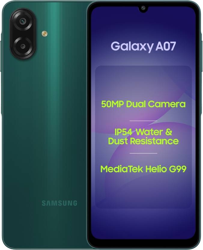 Samsung A07 Lte (Green Sm-A075Fzgd, 64 GB) (4 GB RAM)