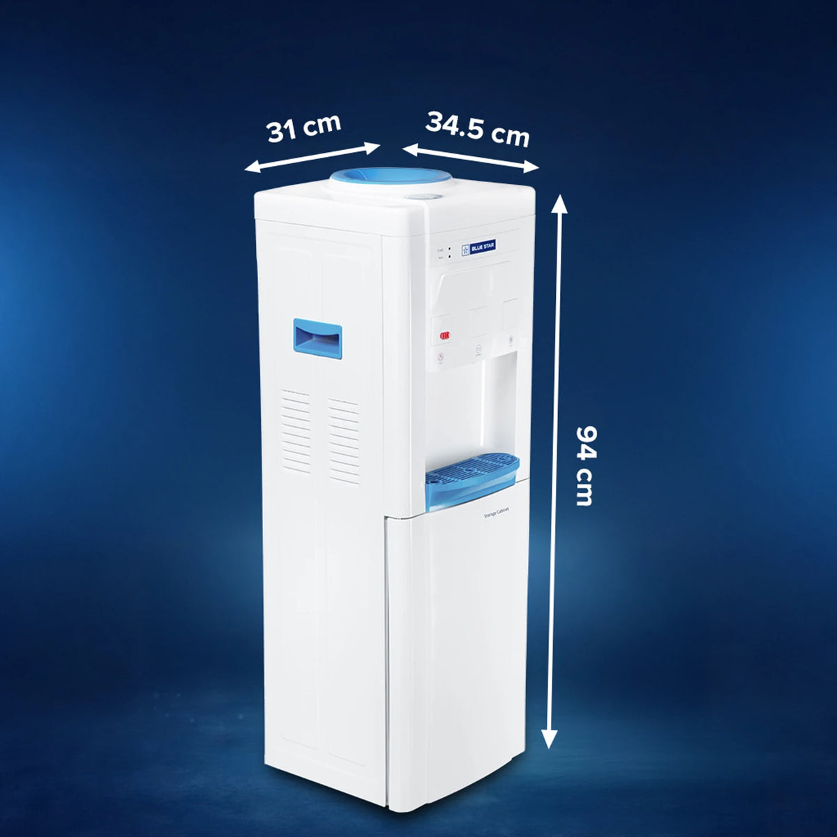 BLUESTAR:WATER DISPENSER:BWD3FMCGA BWD FLOOR MOUNTED WITH CABINET