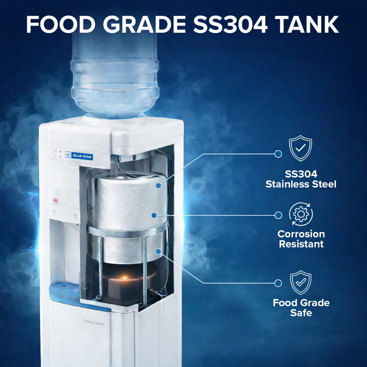 BLUESTAR:WATER DISPENSER:BWD3FMRGA