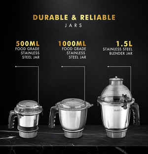 SUJATA:MIXER GRINDER:MG02 - RED BLACK