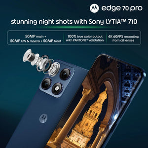 MOTOROLA:SMART PHONES:EDGE 70 MAX 8/256 DARK SHADOW PBCV0000IN