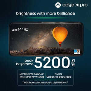 MOTOROLA:SMART PHONES:EDGE 70 MAX 8/256 DARK SHADOW PBCV0000IN