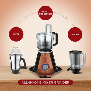 PREETHI:MIXER GRINDER:ZODIAC STARDUST