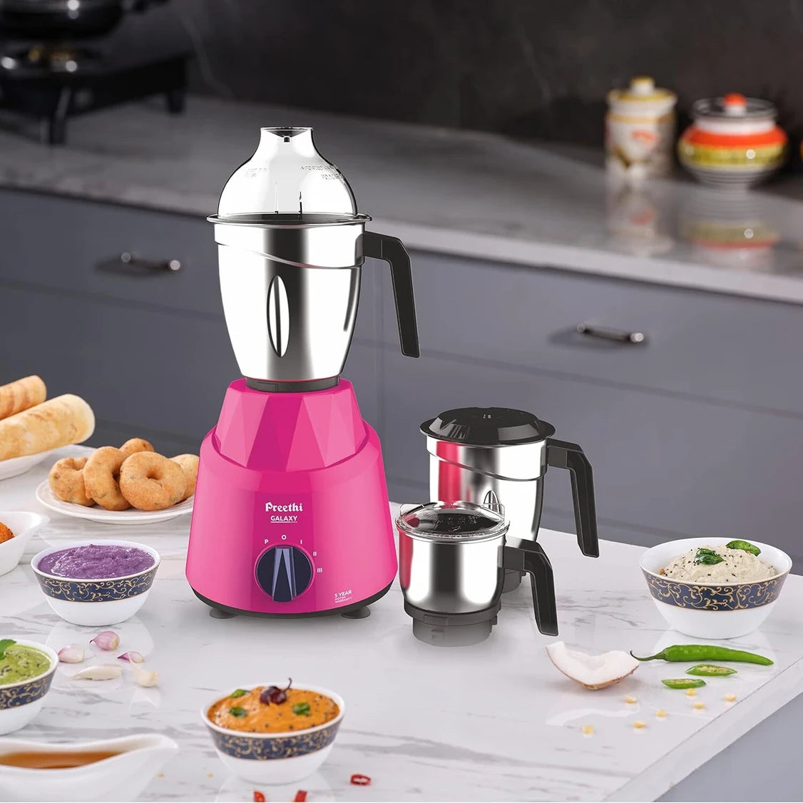PREETHI:MIXER GRINDER:MG 225 GALAXY 750W
