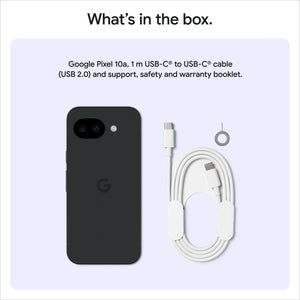 GOOGLE:SMART PHONES:PIXEL 10A 256GB OBSIDIAN (NEW)