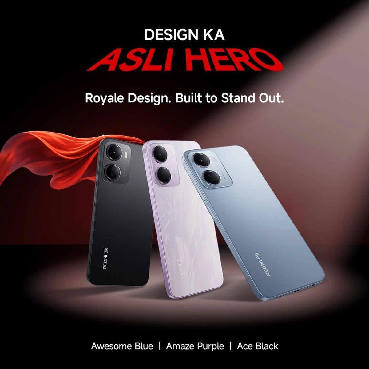 XIAOMI:SMART PHONES:REDMI 15A 6/128GB AWESOME BLUE