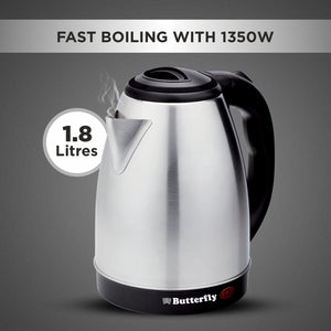 BUTTERFLY:ELECTRIC KETTLE:EVO PRO 1.8 L ELECTRIC KETTLE