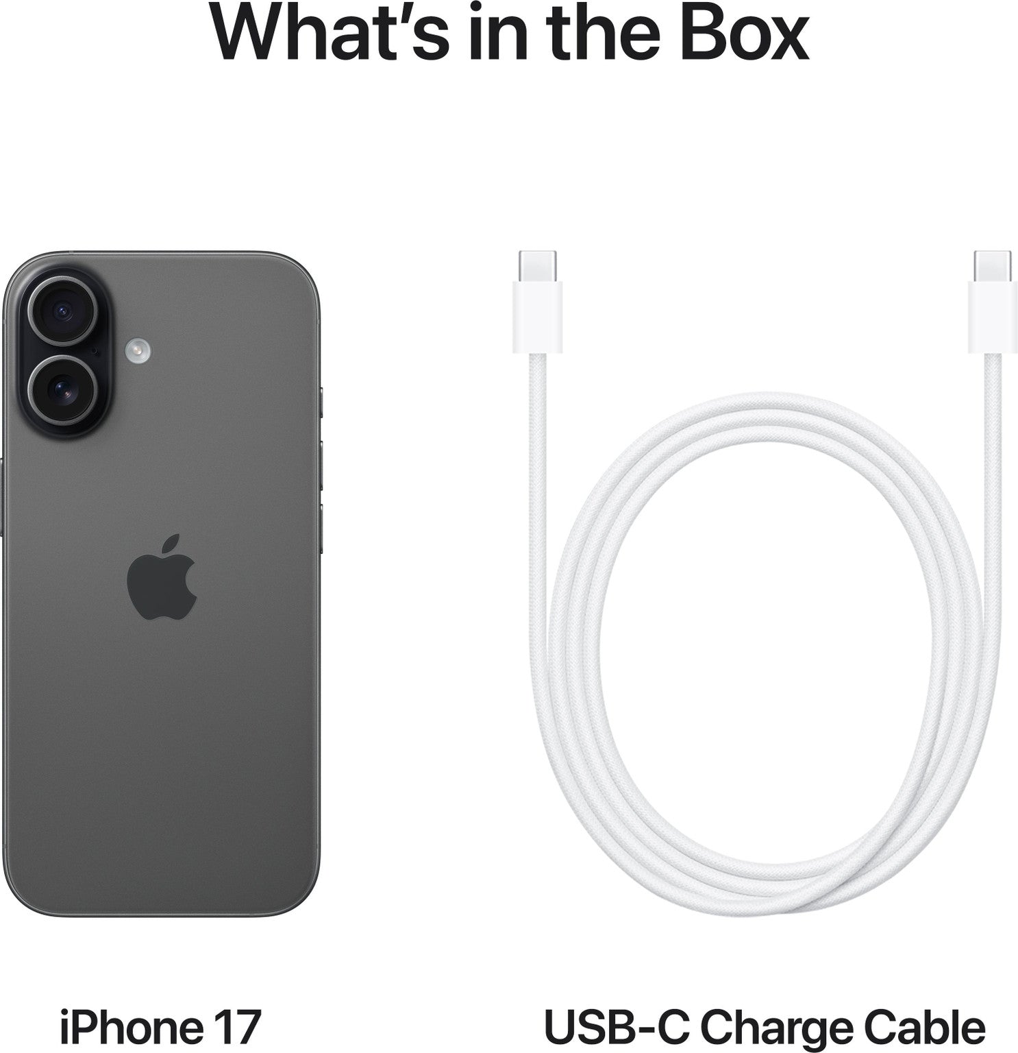 APPLE - APPLE:SMART PHONES:IPHONE 17 256GB BLACK MG6J4HN/A (NEW