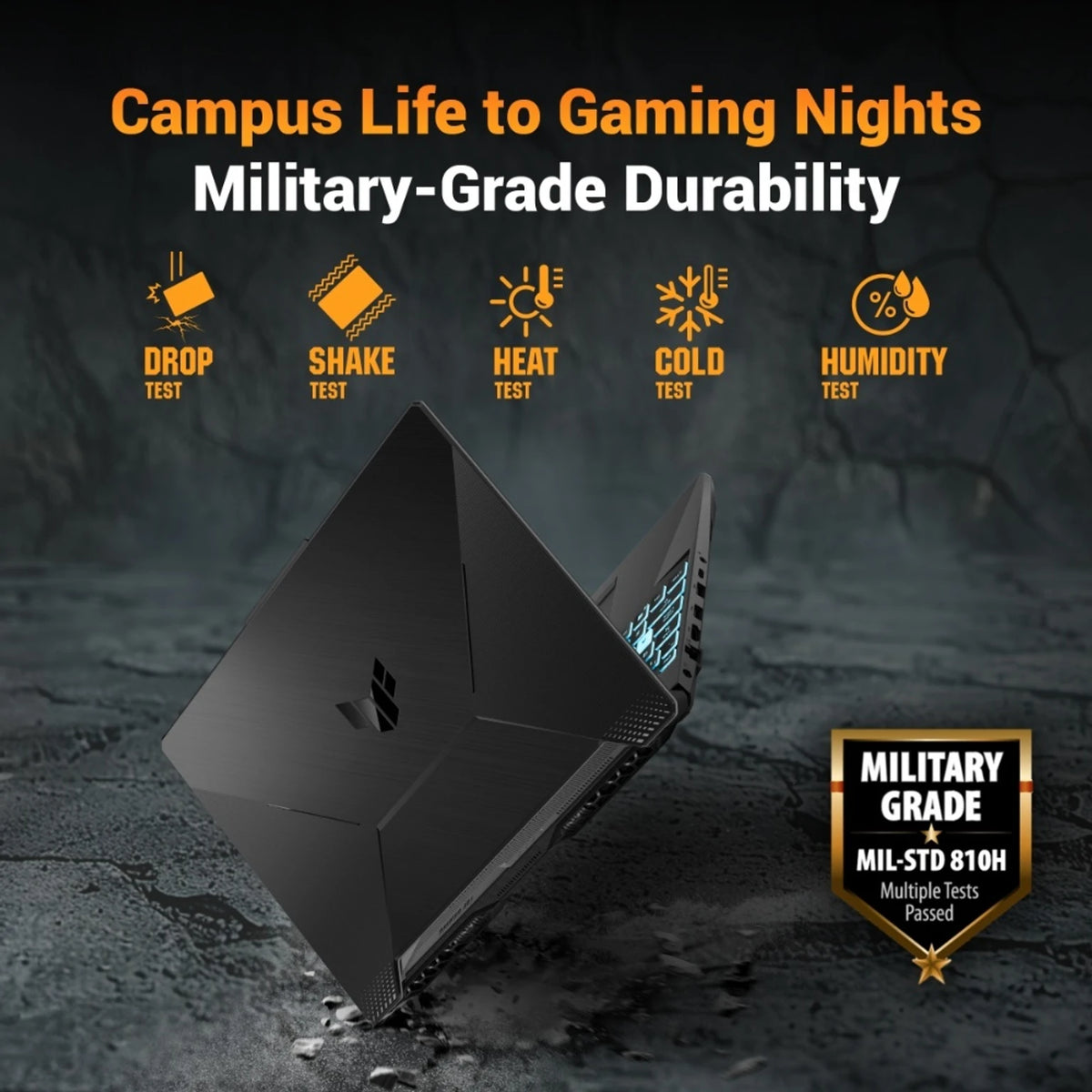 ASUS:LAPTOPS: TUF A15 FA506NCG-HN443WS RYZEN 7 155 | 16GB | 512GB SSD | RTX 3050 4GB GFX | 15.6" FHD 144HZ | WIN 11 | MSO | GRAPHITE BLACK